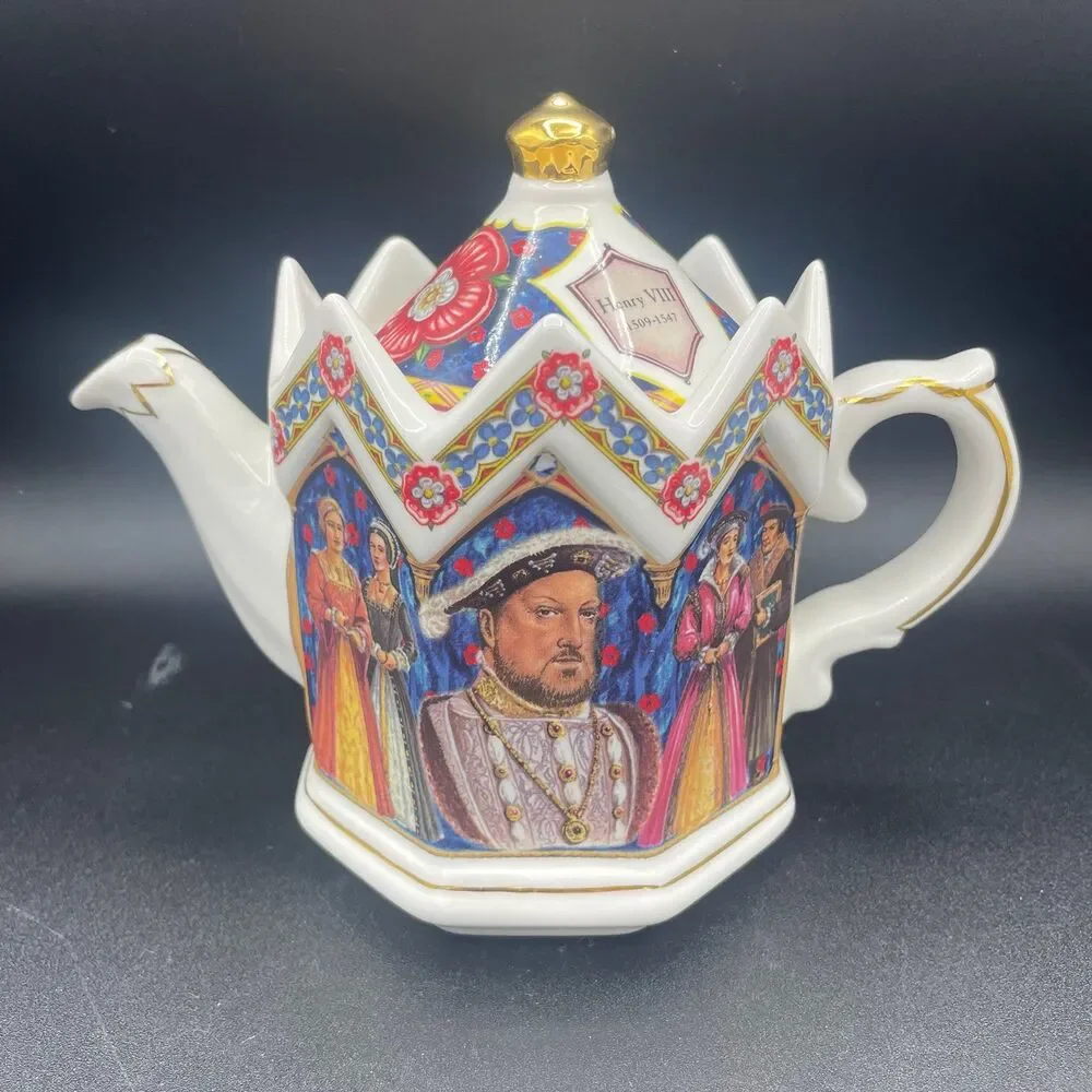 Vintage James Sadler King Henry VIII Kings & Queens Ceramic Teapot Spoon Rest